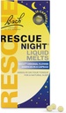 Bach RESCUE SLEEP flydende smelter, Natural Orange Vanilla Flavor, Natural Sleep Aid, Stress Relief, Homøopatisk Blomst Essence, Gratis Melatonin, Gluten & Sugar, Non- alkohol, Non-Narcotic, 28ct.