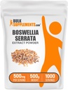 BulkSupplements.com Boswellia Serrata Extract Powder - Boswellia Supplement, fra Frankincense Resin - Vegan & Gluten Free, 500mg per Serving, 500g (1.1 lbs) (Pack of 1)