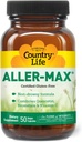 Country Life Aller- Max - Quercetin Kosttilskud med bromelain - Immunstøtte med C-vitamin, zink og botanisk blend - Certificeret Glutenfri, Vegan (50 greve (pakke med 1))