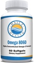 Omega 8060 2400mg Omega 3 Fish Oil Joint Health Supplement 60 softgel - 1 Måned Supply