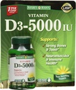 Nature's Bounty Vitamin D3 5000 IU, 300 Softgels