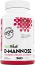 Plantvital D Mannose Kapsler med Cranberry - D- mannose 1000mg Kapsler - Høj potens for Brege, Nyre og Urinary Tract Support. Tranebær pulver med Hibiscus og Mælkebøtte. 6 Måneders forsyning