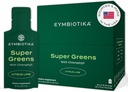 CYMBIOTIKA Super Green tillæg med Chlorophyll, Spirulina, Daily Vegan Superfood pakker til fordøjelsesbesvær Gut Sundhed, Detox, Energi og immunforsvar Support, Citrus Lime Flavor, 15 ml Pouches, 30 Pack