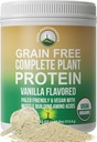 Organic Paleo Grain Free Plant Based Raw Vegan Protein Powder. Amazing Amino Syreprofil og mindre end 1g sukker. med Hamp og Pea Protein Vanilla Flavored