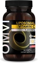Omvi formulas, Liposomal Vitamin C 1.000mg, Høj Absorption Ascorbic Acid, Antioxidant Supplement, Understøtter immunsystemet & Collagen Booster, Vegan, Gluten Free, 60 Kapsler, 30 Servering, Made in USA