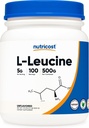 Nutricost Pure L-Leucine Powder 500 Grams